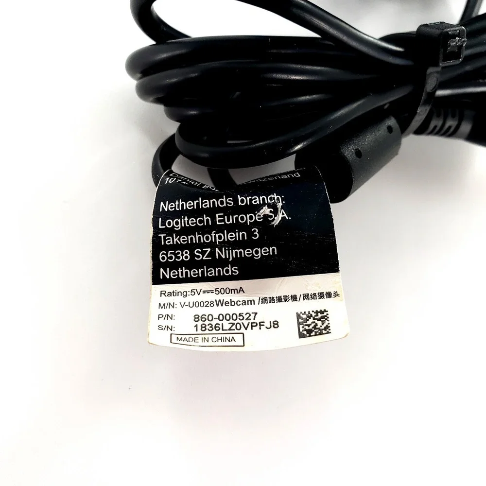 Logitech C920 1080p HD USB Web Camera Black Tested & Works